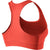 Nike Victory Compression Women's Sports Bra - Max Orange and Black