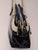 Bella Bianca ladies leather handbag  Chloe blue and white