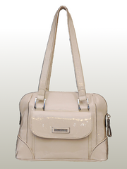 Bella Bianca ladies leather handbag Carla white