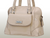 Bella Bianca ladies leather handbag Carla white