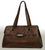 Bella Bianca ladies leather handbag Donna Brown Gilt