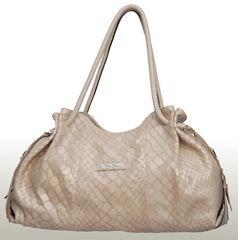 Bella Bianca ladies leather handbag Gabriella cream