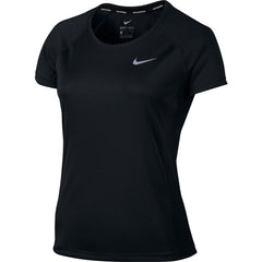 Nike Dry Miler Women's Running Top - Black/Black
