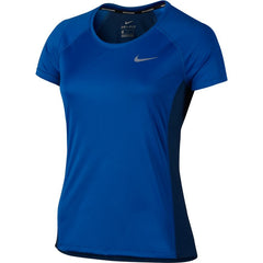 Nike Dry Miler Women's Running Top - Paramount Blue/Binary Blue